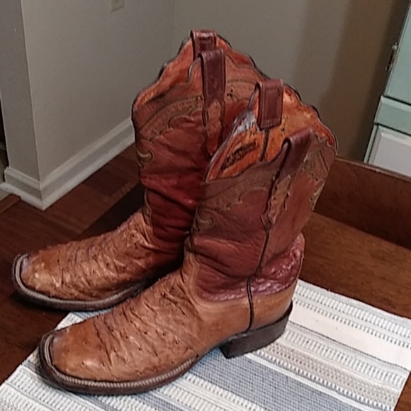 Womens Lucchese ladies Ostrich boots - Picture 1 of 2